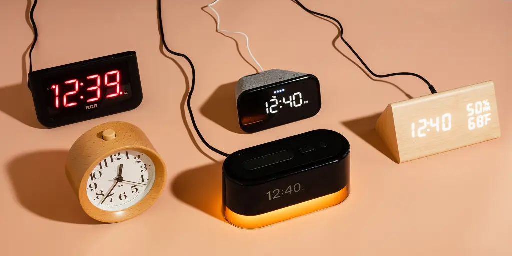 Full Width Image of Alarm Clocks