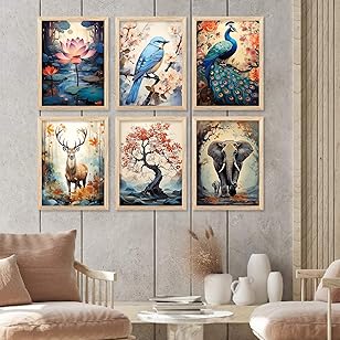 Variety of Wall Scenery Art